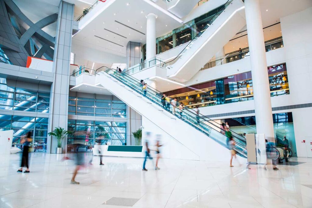 limpieza centros comerciales