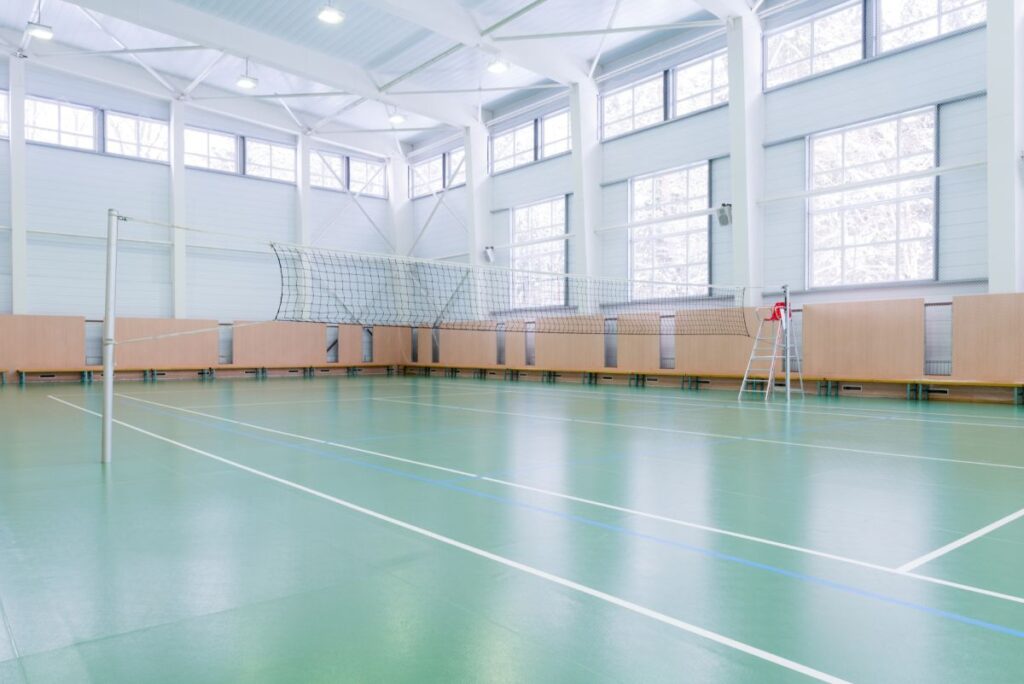 layout centros deportivos